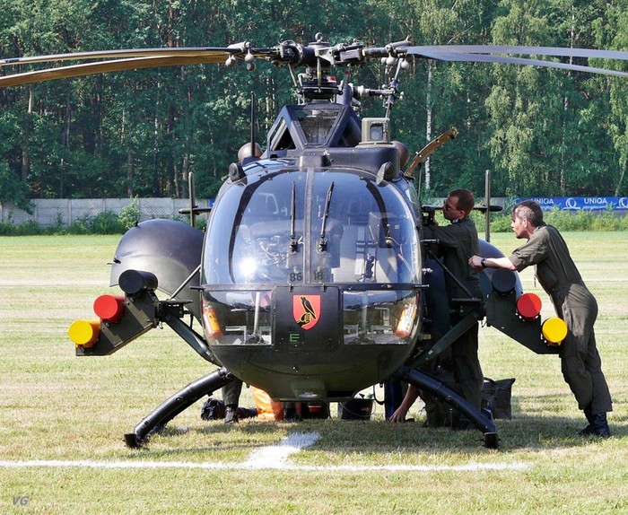 Trực thăng đa năng hạng nhẹ Bo 105 do Đức sản xuất